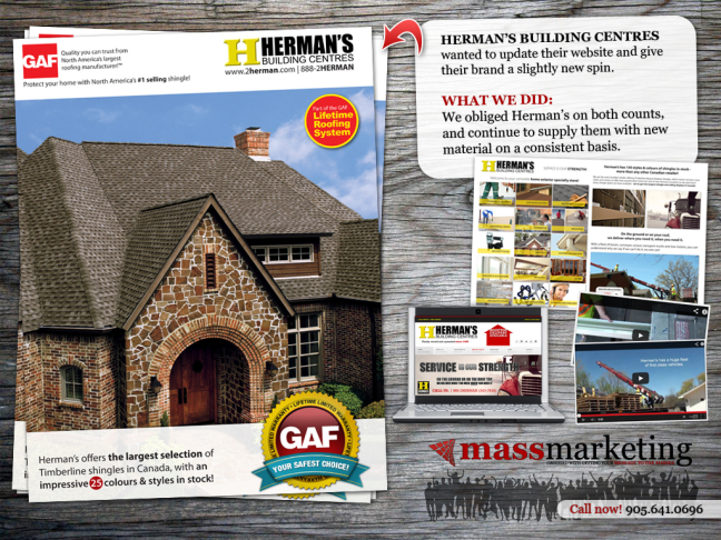 Herman's Building Centres Brochure Youtube Video Website